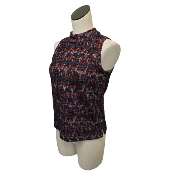 Anthropologie Akemi + Kin Boucle Petra Mockneck Sleeveless Top Womens Size XS - Picture 6 of 10